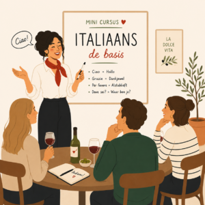 cursus wijnproeven en italiaans leren